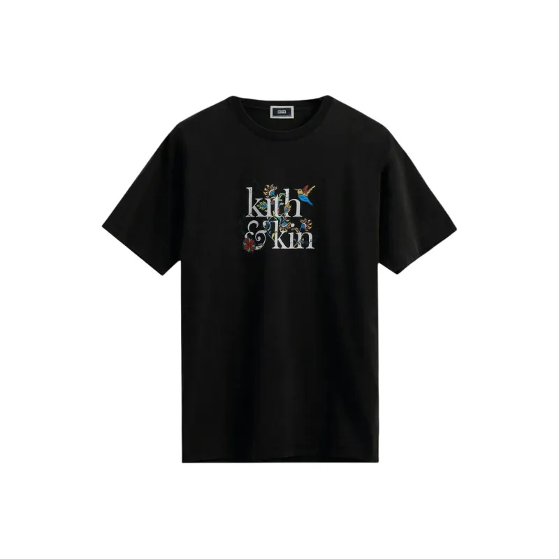 KITH x Kin Jacobean T Shirt Men's Black-0