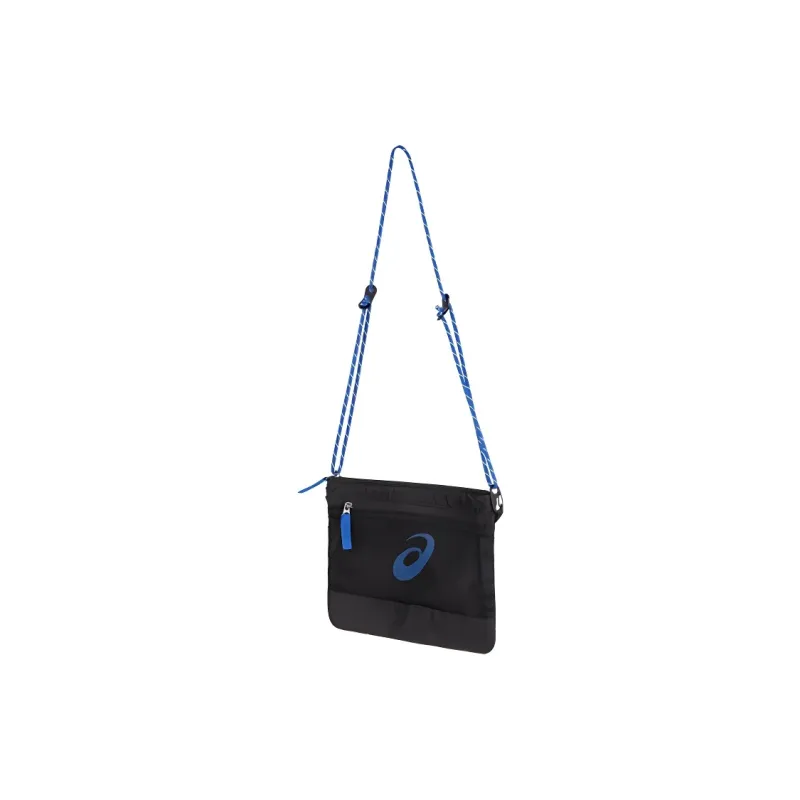 Asics Polyamide Shoulder Bag Crossbody Bag Unisex Black-1