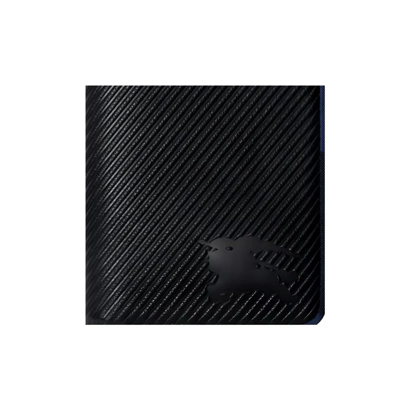 Burberry Calfskin Wallet Large Size Unisex Black-3