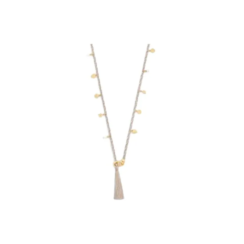 DIOR Resin Necklaces Women's Beige-0