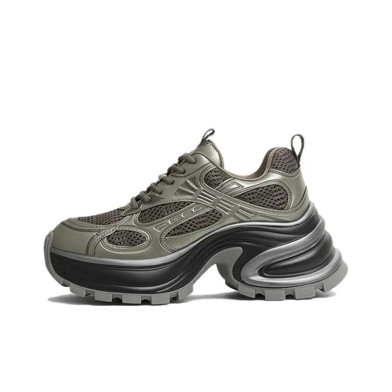 Tata Interstellar Galaxy Cushioning, Lightweight, Breathable Low Top Chunky Sneakers Women's-5