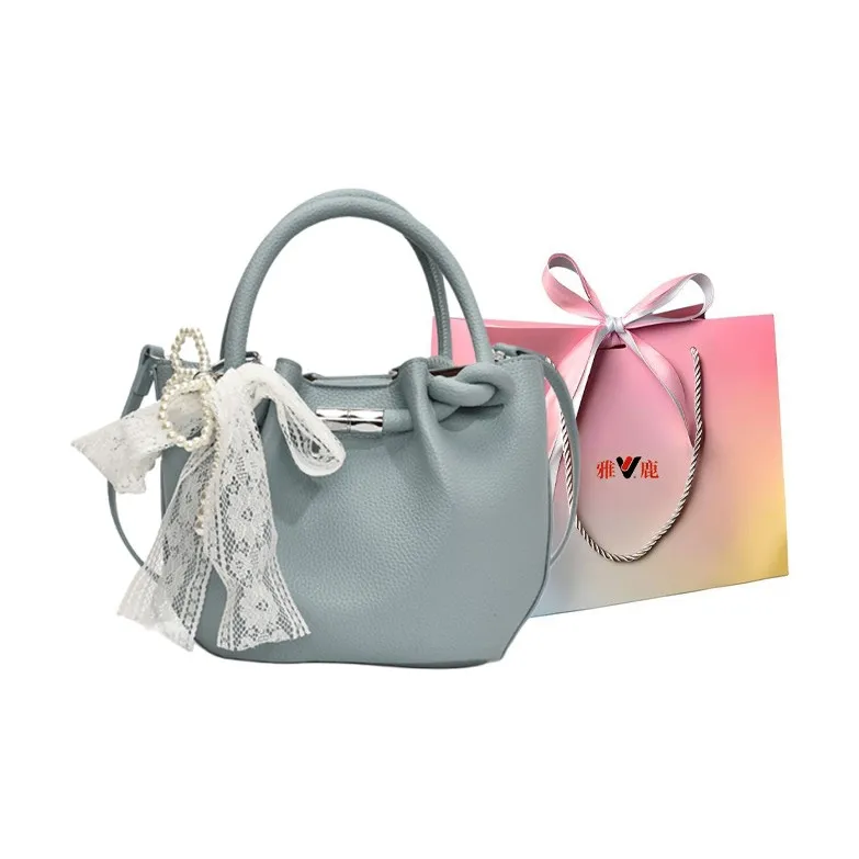 Yalu PU Shoulder Bag, Crossbody Bag, Handbag Women's Black/Yellow/Pink/Light Blue/Ecru-21
