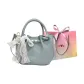 Light Blue with Charm-Shopping Bag