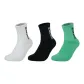 [Thickened Thermal Terry Socks]White+Black+Green (3 Pack)