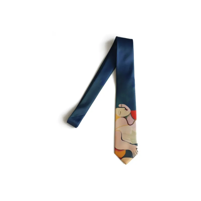 FREE RABBITⅡ Ties Unisex Red Blue-2