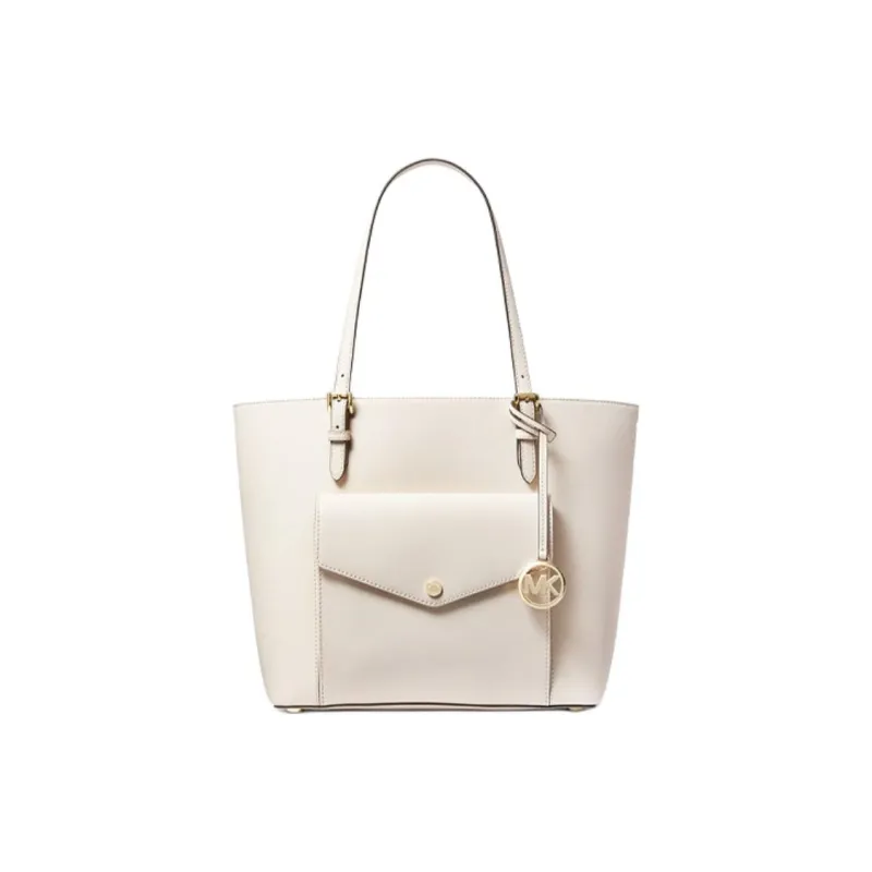 MICHAEL KORS Jet Set Leather One Shoulder Handbag Tubas Women's Pure White-0