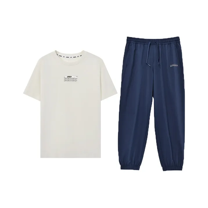 Skechers x Chinatown Market Basic Sports Series Casual Sportswear Men's 2 Piece Set-0