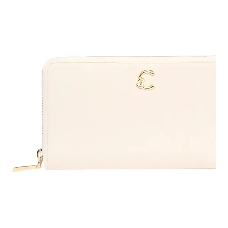 COCCINELLE C me Leather Wallet Women's White-3