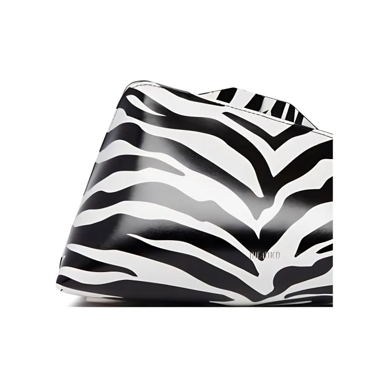 The Attico 8.30pm Logo-print Clutch Bag-4