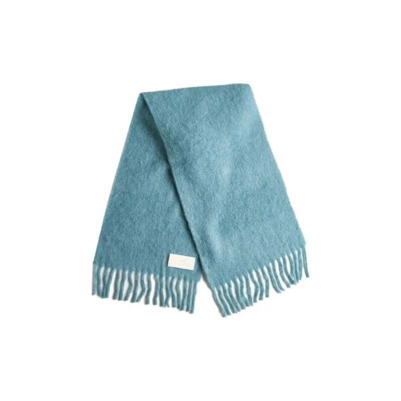 AMIPARIS Fringed Alpaca wool Scarf-3