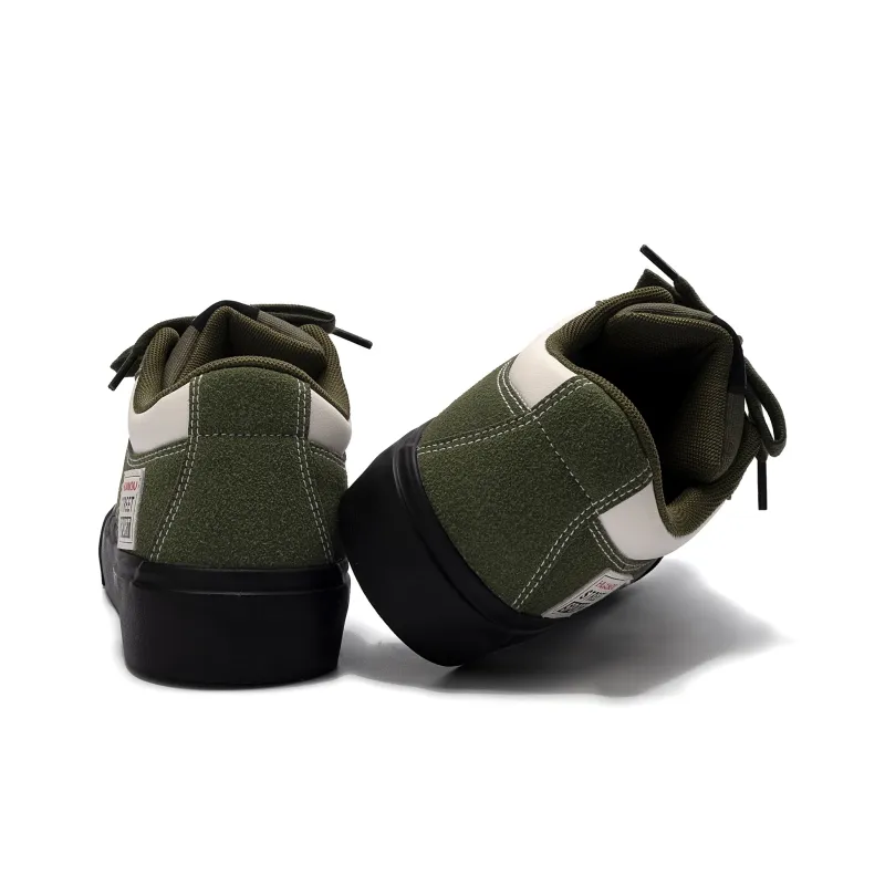 HUANQIU Height Increasing Slip Resistant Low Top Canvas Shoes Men's Jasper-4