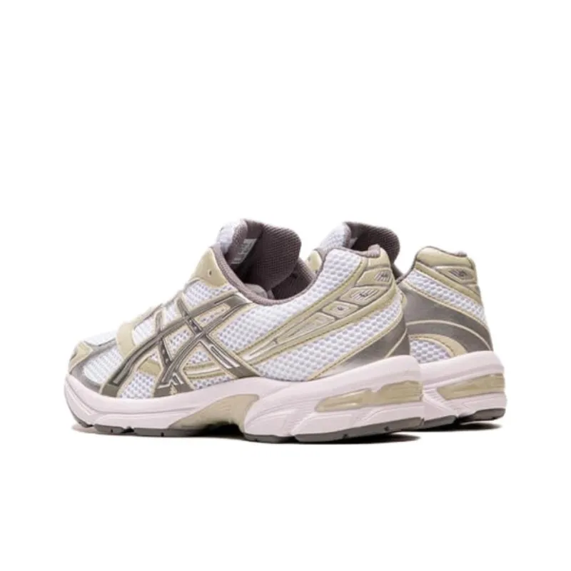 Asics Gel 1130 Abrasion Resistant Low Top Running Shoes Unisex White Gold-3