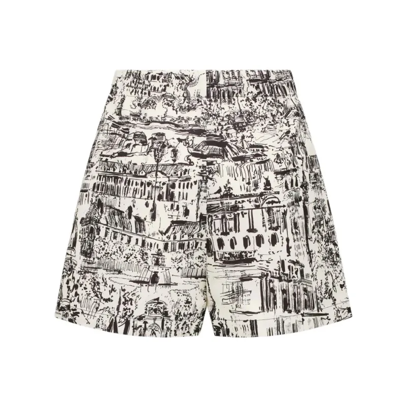 DIOR SS24 Casual Shorts Women's Black-1