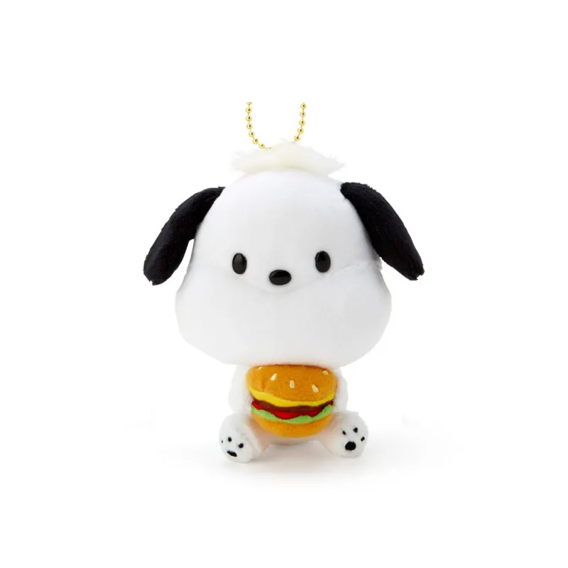 Sanrio Daiso Design, Pochacco Dolls Plush Pendant 12cm Height-1
