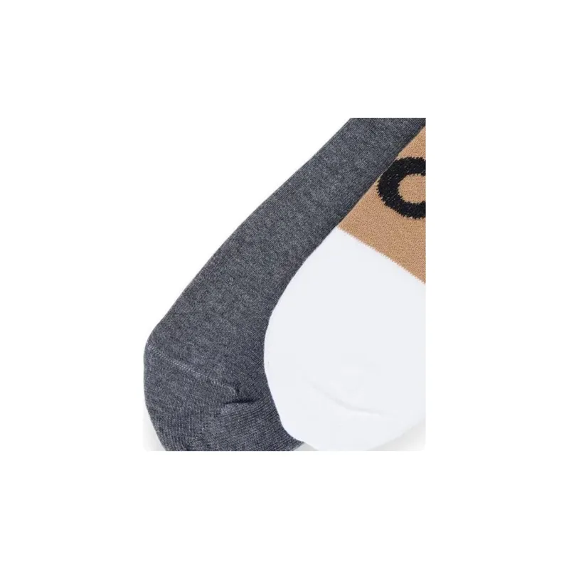 HUGO BOSS Two Pack Of Ankle Length Socks With Logo Details Ankle Socks Men's 2 Pack-3