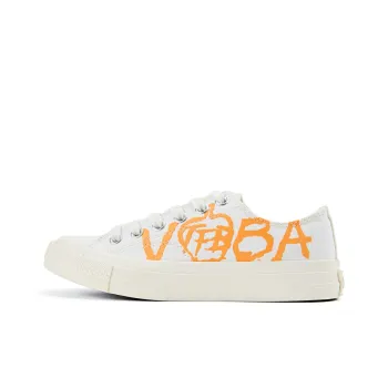 VOBA X TFBOYS 10th Anniversary Co branded Series Canvas Shoes Unisex Low Top Orange