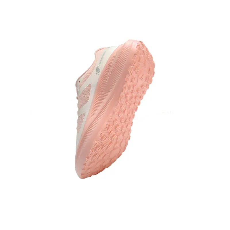 TREEPERI Running Shoes Women's Low Top Pink, Ecru-5