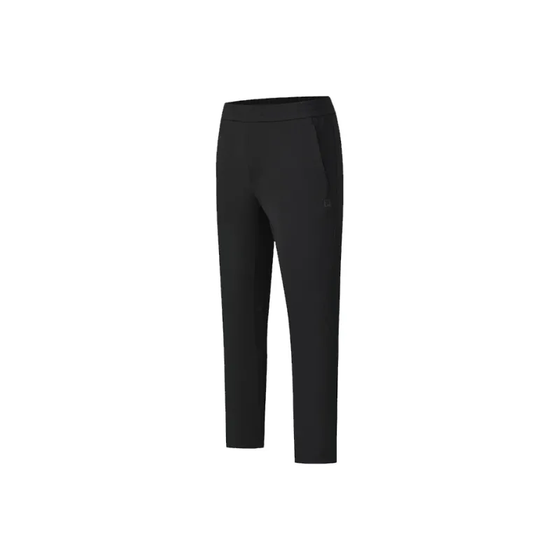 FILA Knitted Sweatpants Men Pitch Black-0