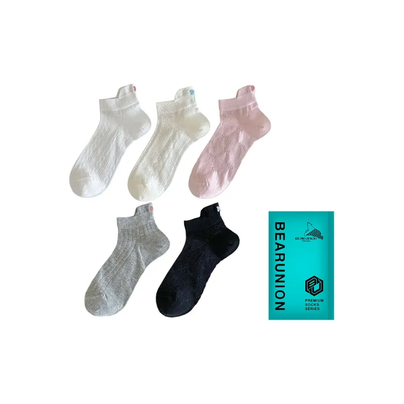 BEAR UNION Ankle Socks Women's Combo Set-38