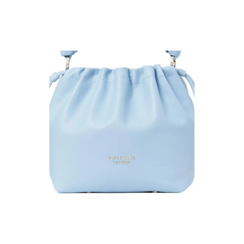 Kate Spade Meringue Sheepskin Bucket Bag Handbag Shoulder Bag Crossbody Bag Medium Size Women's Sky Blue-3
