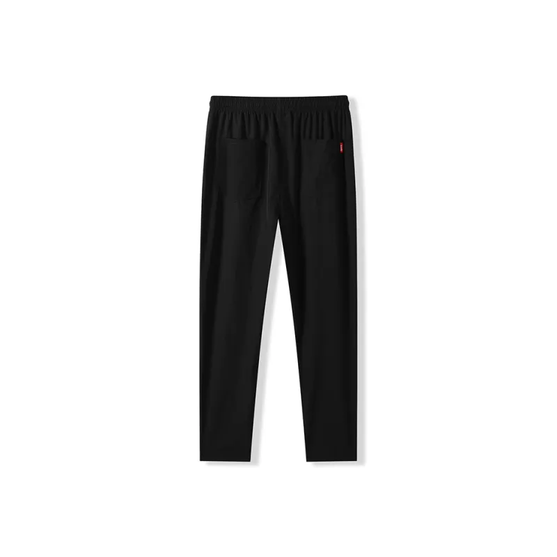 JEANSWEST Casual Pants Unisex Black-4