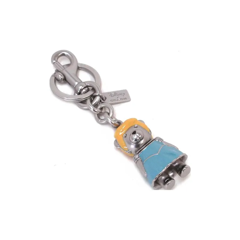 COACH Metal Bag Charm Bag Merch Women's Silver-2