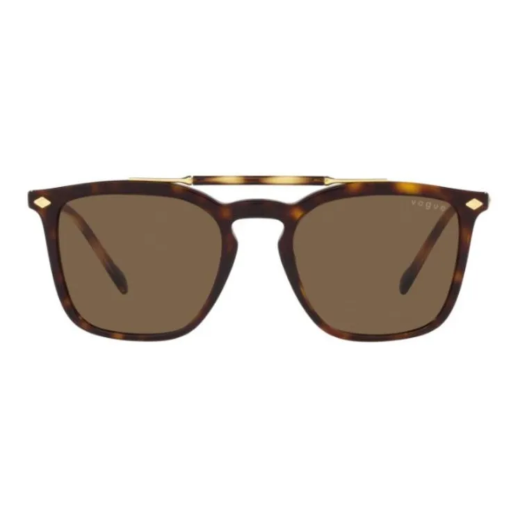 VOGUE Metal Acetate Aviator Sunglasses Men's Tortoiseshell-1