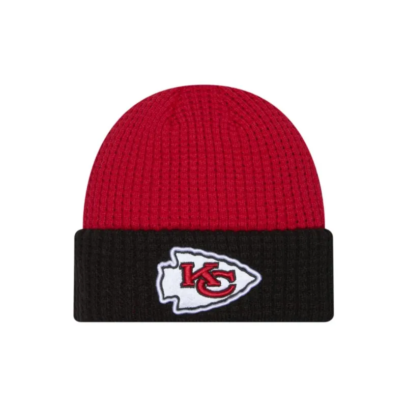 New Era Acrylic, Knitted Fabric Beanies Unisex Red-0