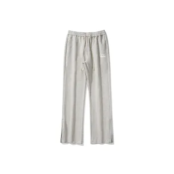DIDTEK Casual Pants Unisex White Gray