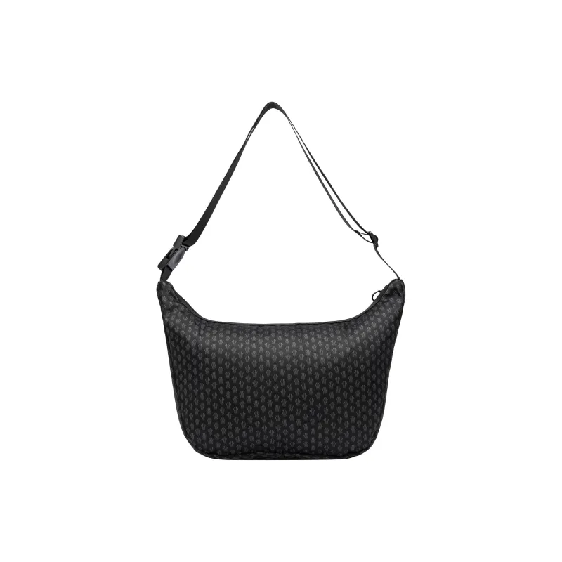 Anta Fabric Shoulder Bag Regular Unisex Basic Black-2