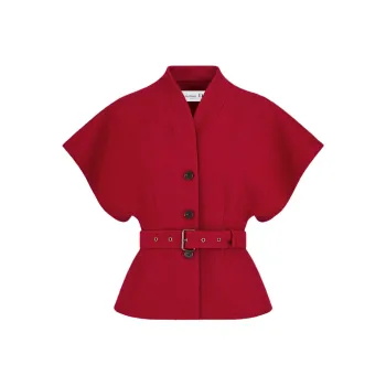 DIOR Jackets & Coats Women's Red