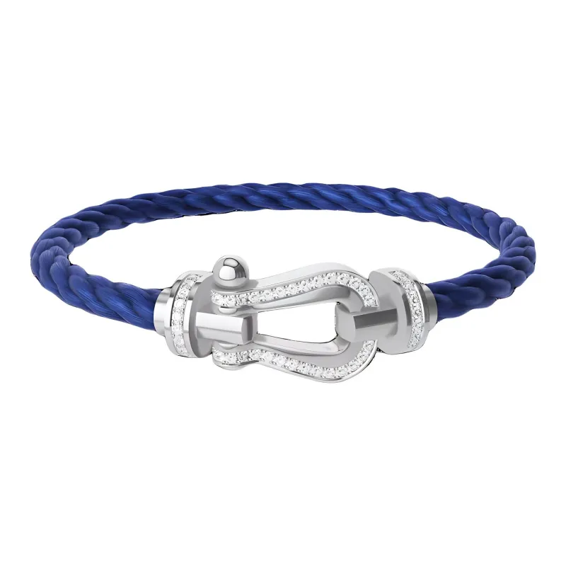 FRED 18K White Gold Bracelets Men's Indigo-2