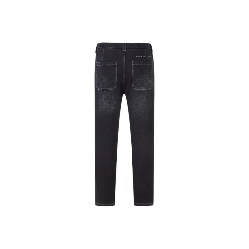 Jeep Jeans Unisex Pure Black Lining Fleece Lined-1