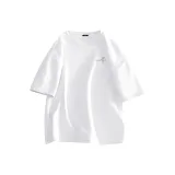 [100% cotton]White (Flower Language Line Chest Logo)