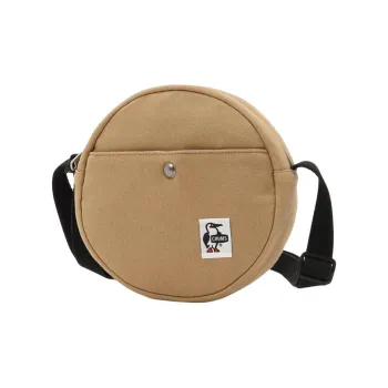 CHUMS Cotton Shoulder Bag, Crossbody Bag Unisex Beige