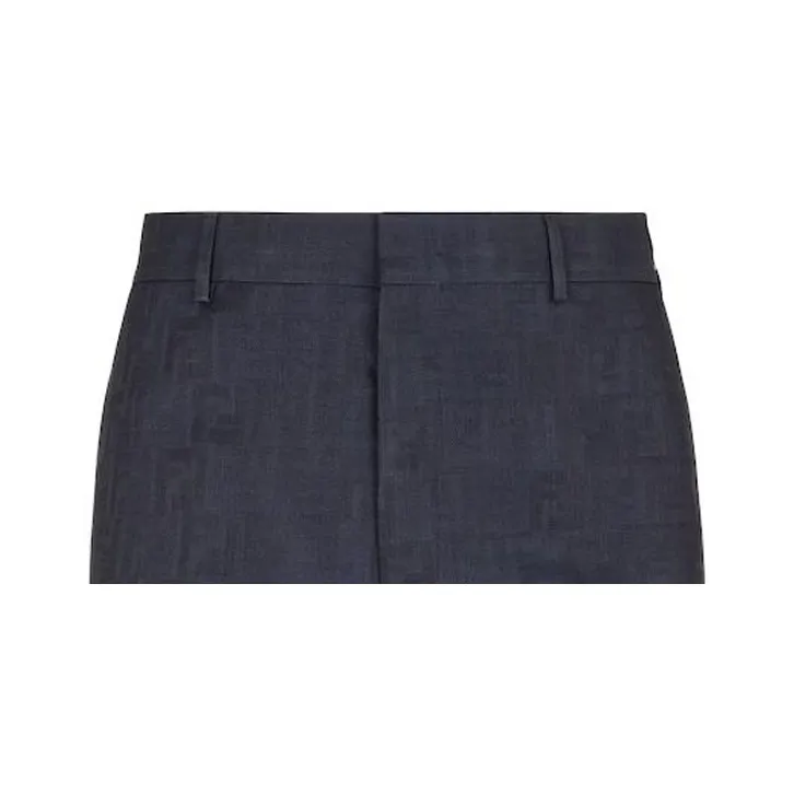 FENDI FW23 Casual Shorts Men's Blue-6