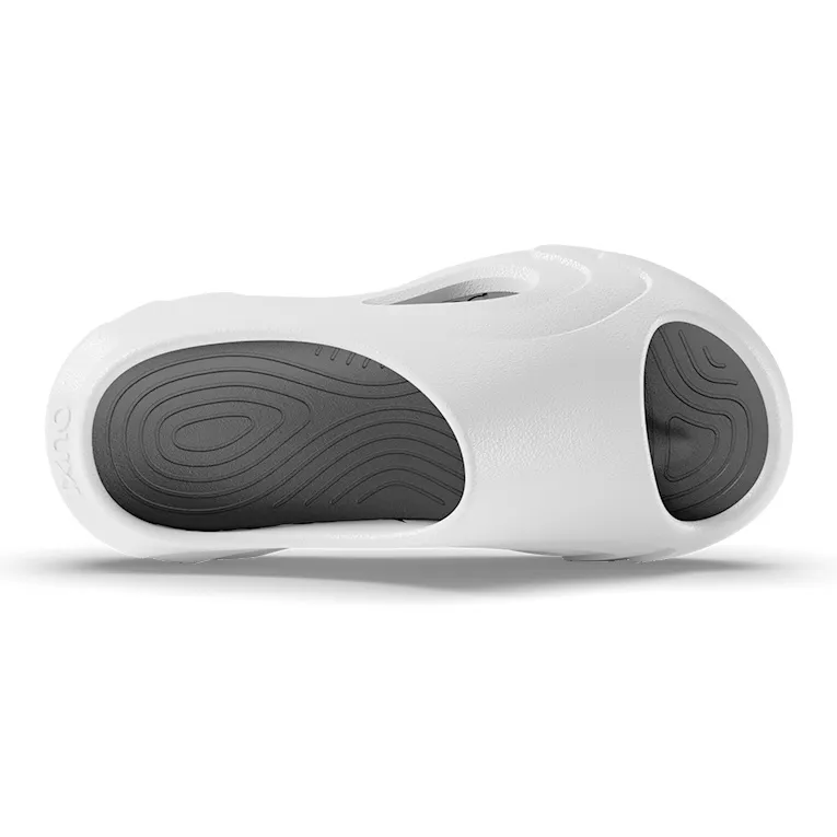 POSEE EVA Slide Slippers Unisex, White Black-3