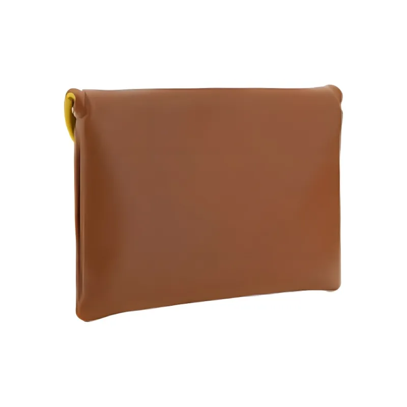 Valentino Calfskin Clutch Women's Almond Beige-1