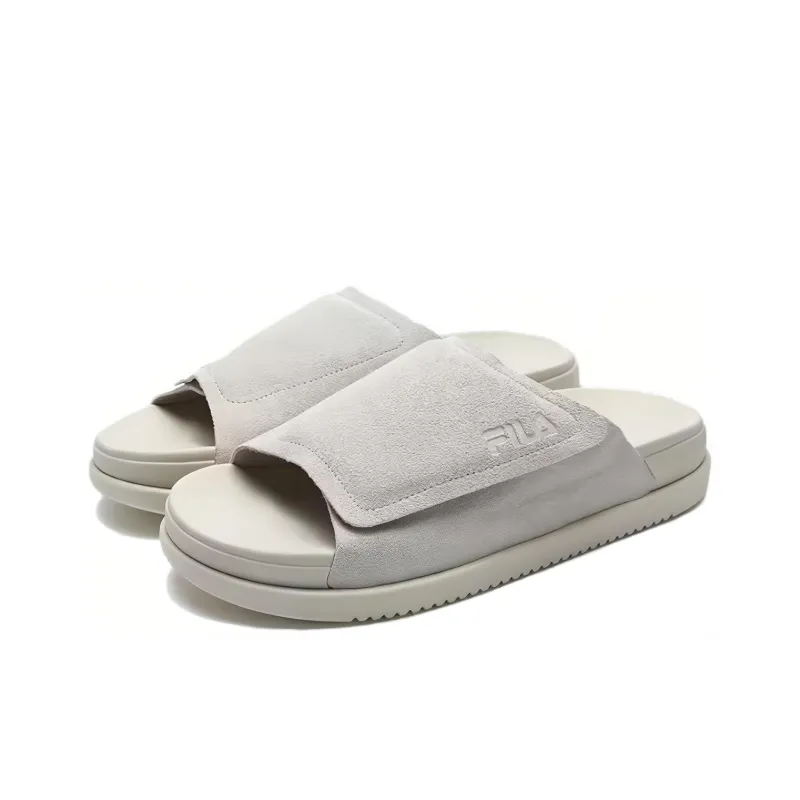 FILA Slip Resistant Abrasion Resistant Slide Slippers Men's Gray-1