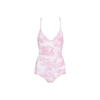 DIOR One piece Swimsuit Women's Cherry Blossom Pink