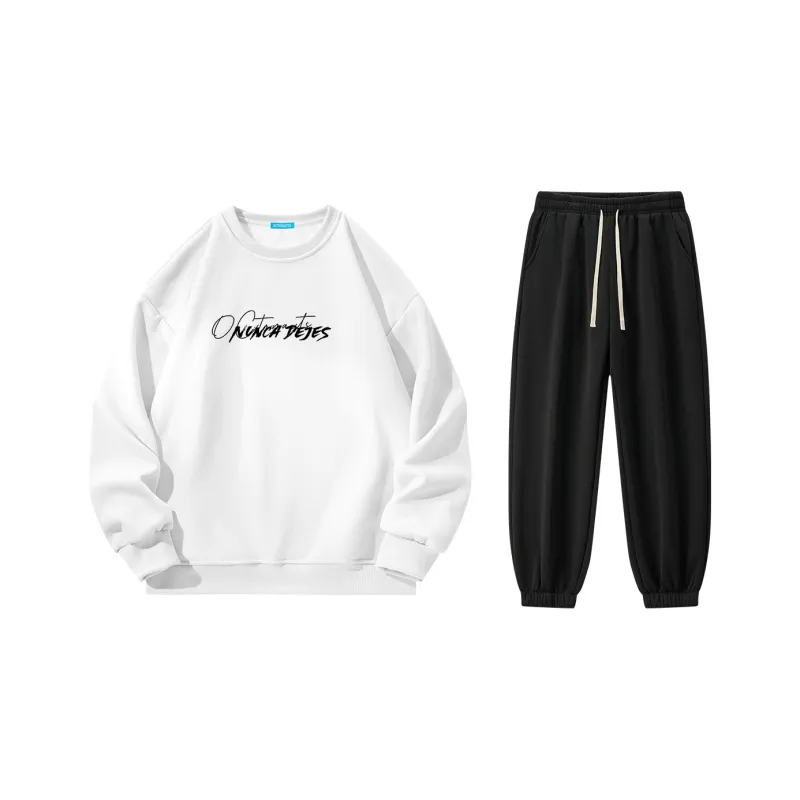 Small Columns Under The Sea Sweatshirt Set Unisex-18