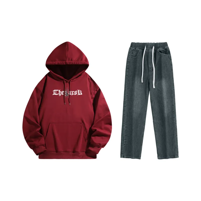 A.X.S.K Sweatshirt Sets Unisex-256