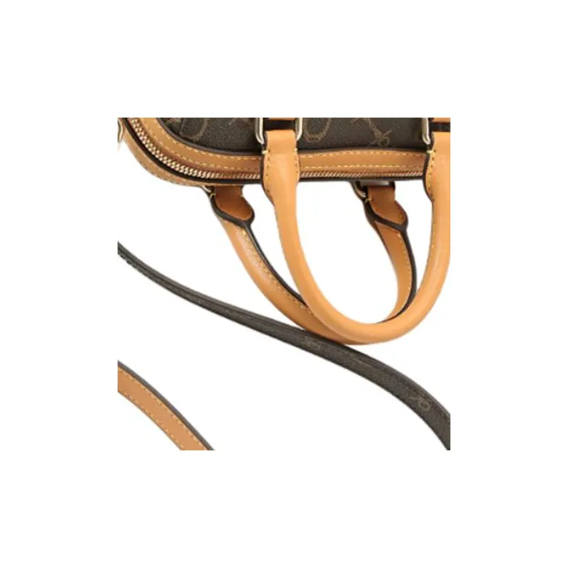 Why PVC Boston Bag, Shoulder Bag, Crossbody Bag, Handbag Trumpets Women's Coffee & Brown-13