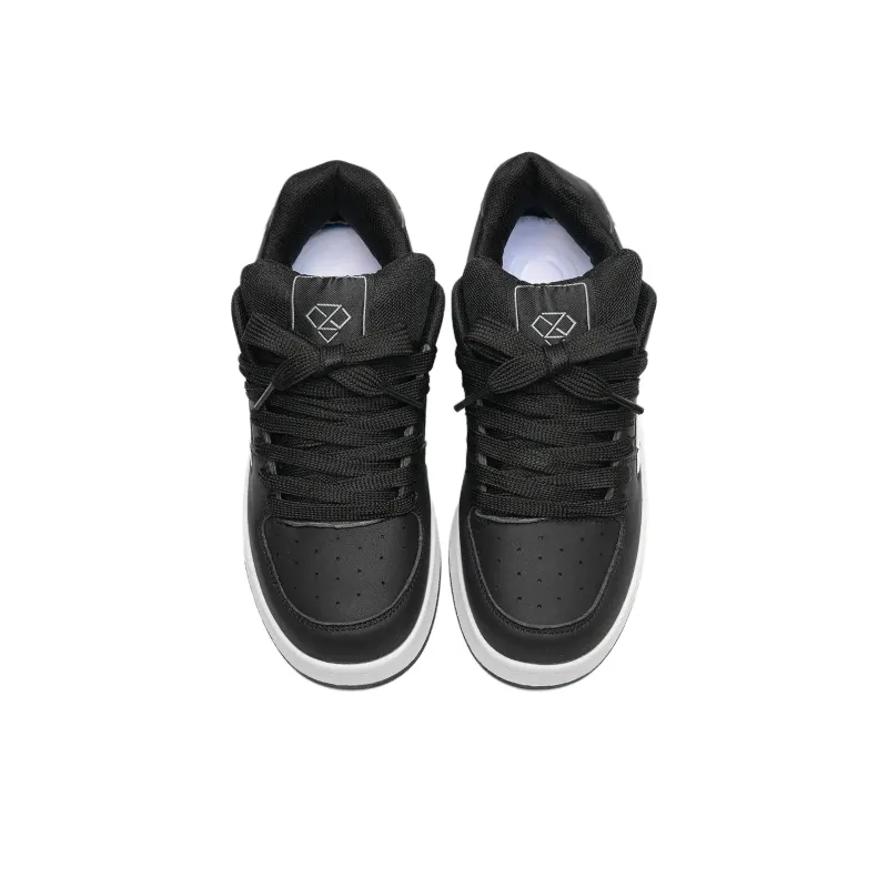 T628 Puffy Shoes Cushioned Wear-Resistant Lightweight Breathable Slip-Resistant Low-Top Skateboard Shoes Unisex-81
