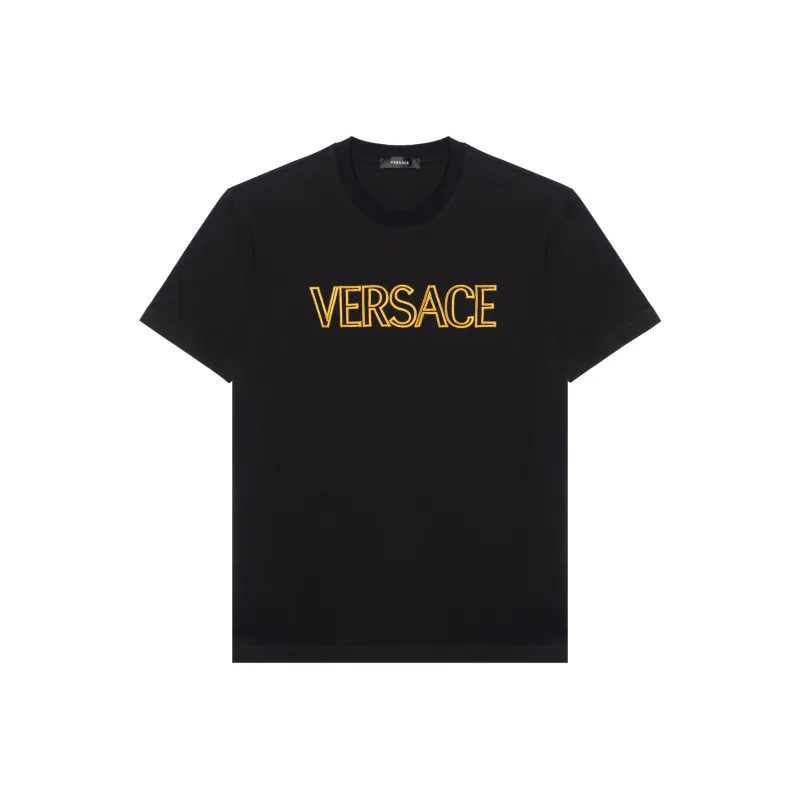 VERSACE T Shirts Men Black-0