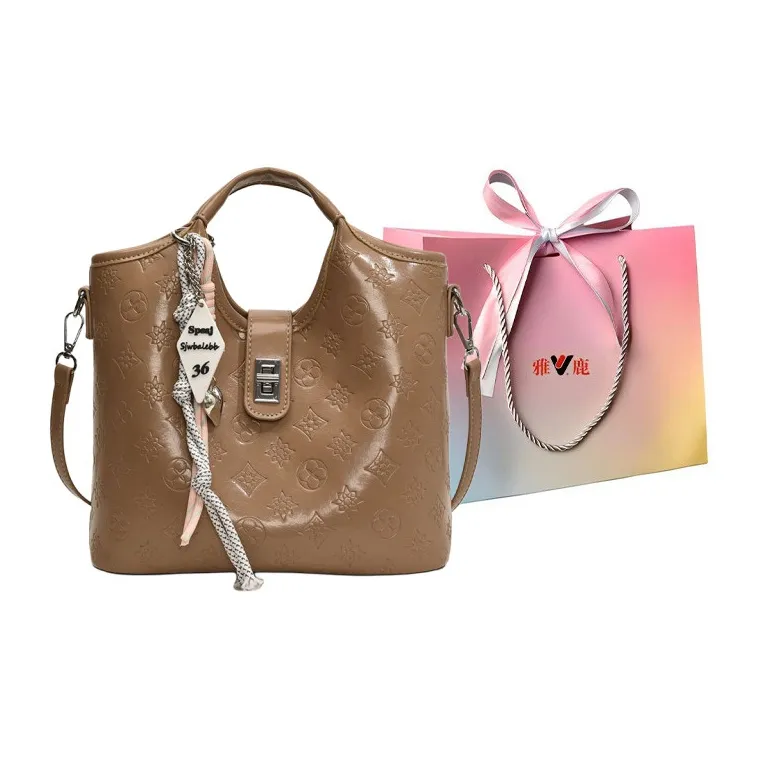 Yalu PU Bucket Bag Handbag Women's Multicolor-7