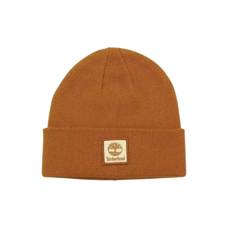 Timberland Polyester, Acrylic Beanies Unisex Brown-1