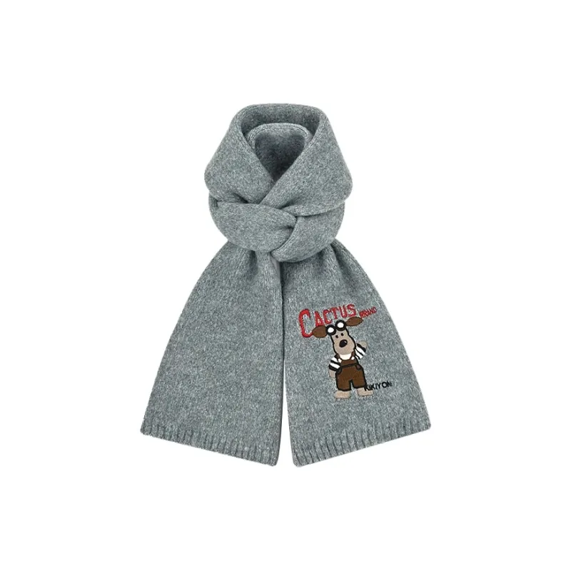 STUFFER Contains Wool Knit Scarves Unisex-25