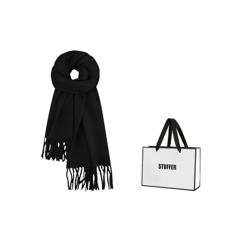 STUFFER 100% Wool Knit Scarves Unisex-14