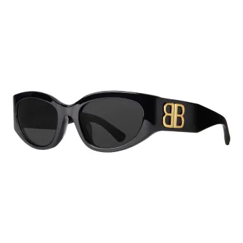 Balenciaga Bossy Round Frame Sunglasses